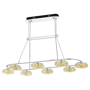 MELİS 8 LİYEMEK MASASI KROM