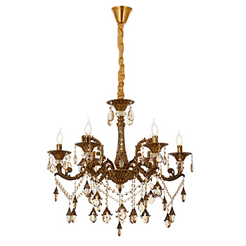 MEZZA 6 LI ZAMAK AVİZE