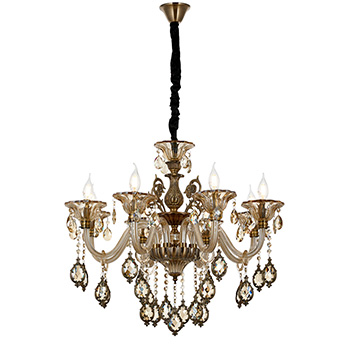 YAKUT 8 Lİ AVİZE BAL