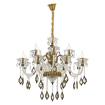 YAKUT 12 Lİ AVİZE BEYAZ