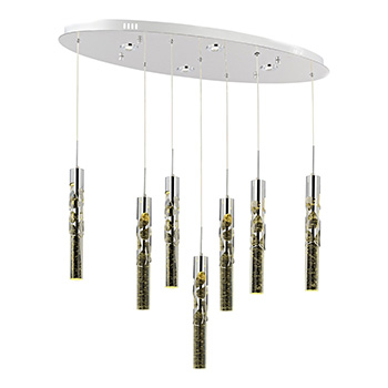 DİAMO 7 Lİ YEMEK MASASI KROM