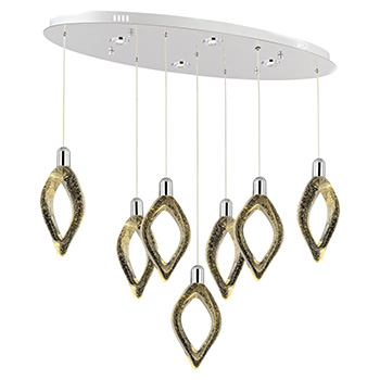 PENZA 7 Lİ YEMEK MASASI KROM