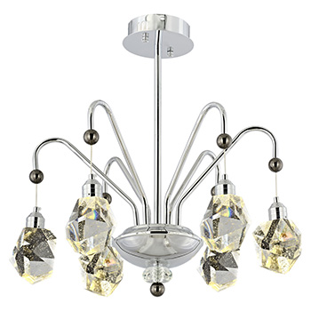 SAHRA 6 LI AVİZE KROM